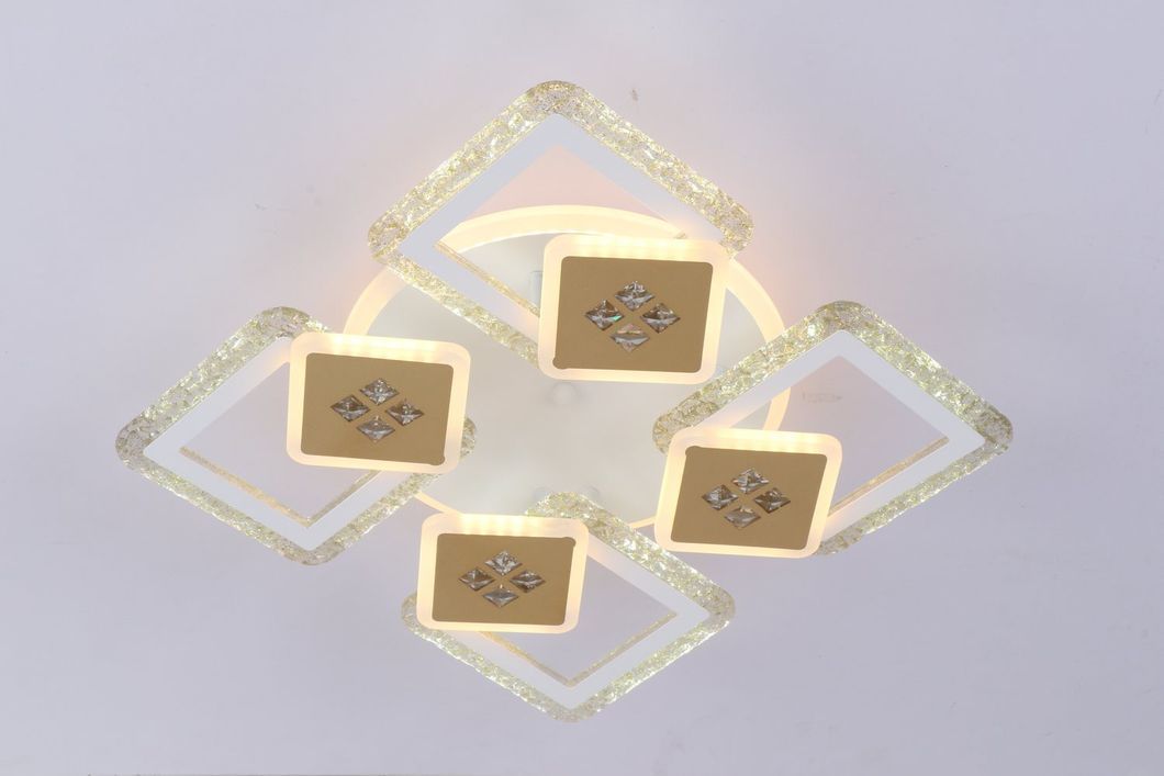 Люстра светодиодная V K39940-4 4 1 WT gold с пультом, Белый4