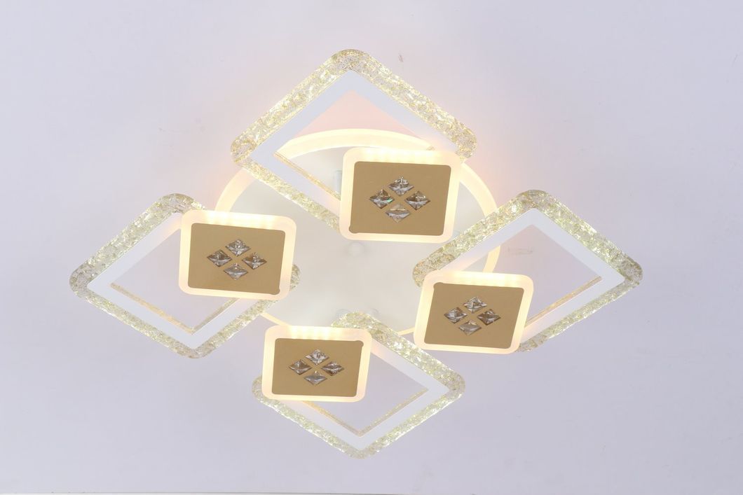 Люстра светодиодная V K39940-4 4 1 WT gold с пультом, Белый4