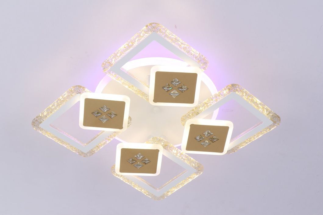 Люстра светодиодная V K39940-4 4 1 WT gold с пультом, Белый4