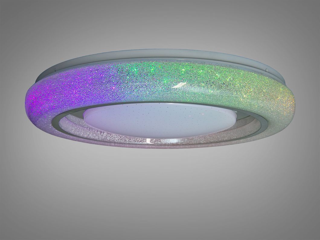 Смарт люстра LED белая RGB 45 Вт до 8 м&sup2;, I-LINK додаток