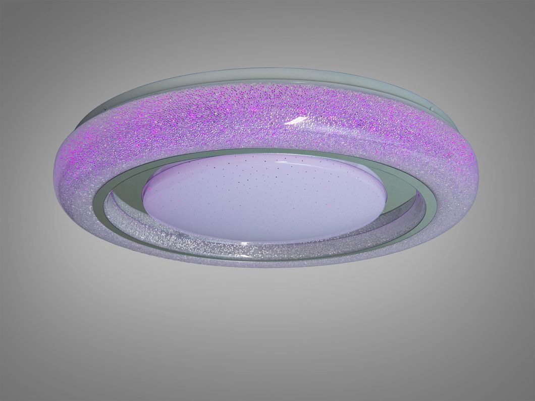 Смарт люстра LED белая RGB 45 Вт до 8 м&sup2;, I-LINK додаток