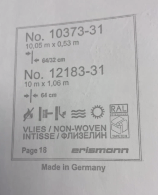 Обои виниловые на флизелиновой основе Erismann Fashion for Walls 4 Серебристые 1,06 х 10,05м (12183-31)
