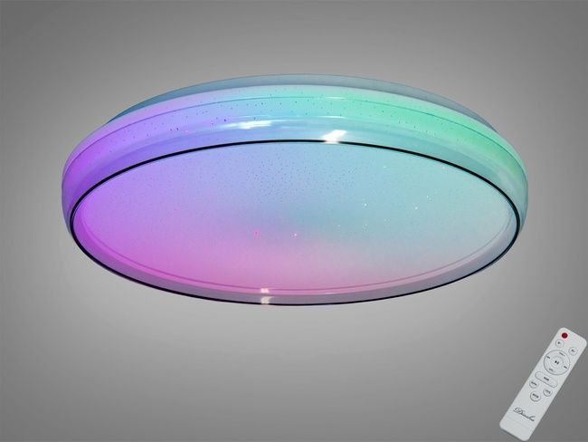 Смарт люстра LED біла RGB 80 Вт до 15 м&sup2;, I-LINK додаток