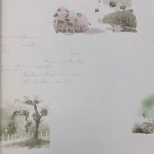 Шпалери вінілові на флізеліновій основі Yuanlong Seino рожевий 1,06 х 10,05м (18091)