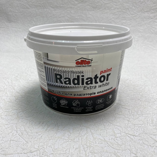 Краска радиаторов отопления Elite Extra white 0,85кг (771275)