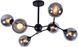 Люстра декоративна INTEREES IS XA1137/6 Black+Chrome на 6 плафонів, Черный