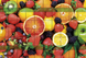 Набор панелей декоративное панно ПВХ "Фруктовый десерт" 2766 мм х 645 мм (пнФ-1), Разные цвета, Разные цвета