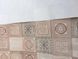 Клейонка на стіл ПВХ на нетканій основі Мозаїка орнамент бежевий 1,37 х 1м (100-166), Бежевий, Бежевий