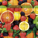 Набор панелей декоративное панно ПВХ "Фруктовый десерт" 2766 мм х 645 мм (пнФ-1), Разные цвета, Разные цвета