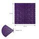 Панель стеновая самоклеящаяся декоративная 3D под кирпич Фиолетовый 700х770х7мм (016), Фиолетовый, Фиолетовый