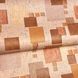 Шпалери паперові Слов'янські шпалери Colorit В27,4 Геометрія коричневі 0,53 х 10,05м (7204-02)