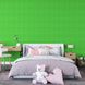 Панель стеновой самоклеящийся декоративный 3D Кирпич Зеленый 700х770х5мм (013-5), Зелёный, Зелёный