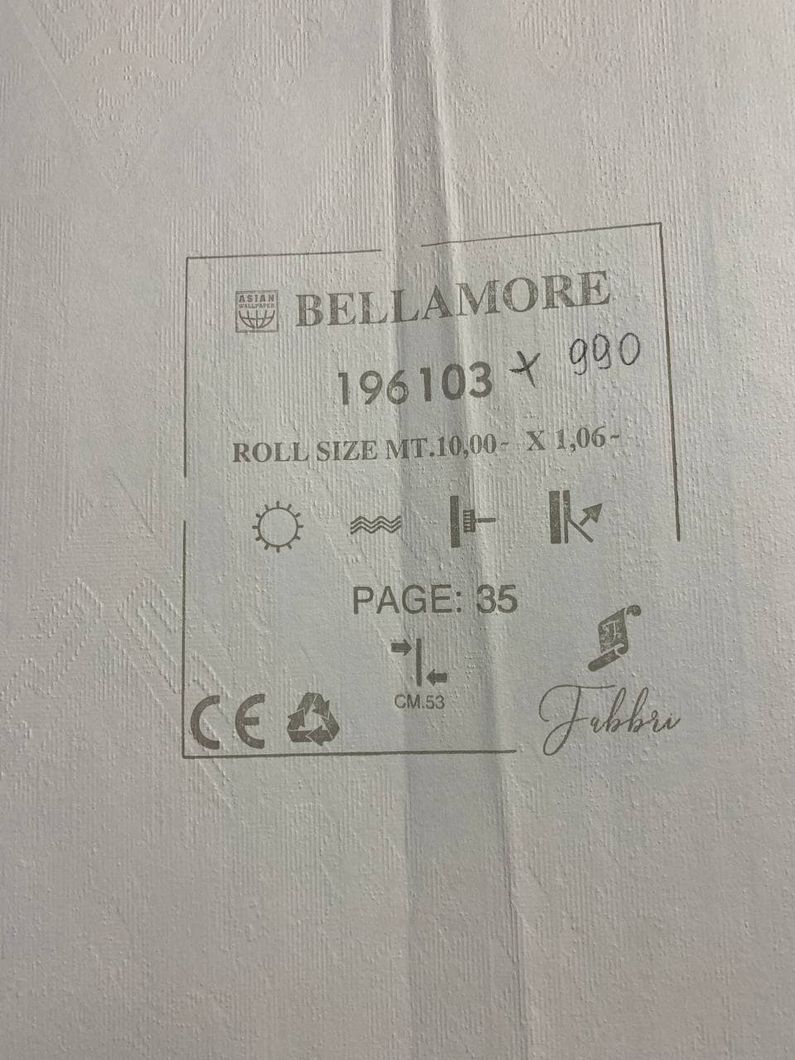 Обои виниловые на флизелиновой основе Wiganford Bellamore бежевый 1,06 х 10,05м (196103)