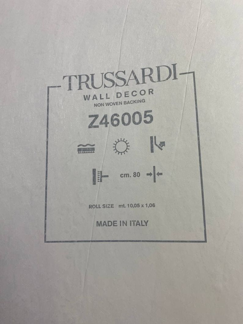 Обои виниловые на флизелиновой основе Zambaiti Parati Trussardi 6 бежевый 1,06 х 10,05м (Z46005)