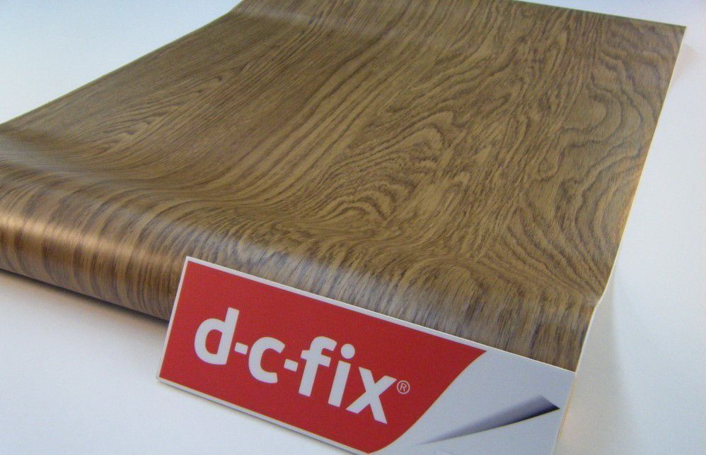 Самоклейка декоративная D-C-Fix Дуб дикорастущий коричневый полуглянец 0,90 х 15м (200-5397), Коричневый, Коричневый