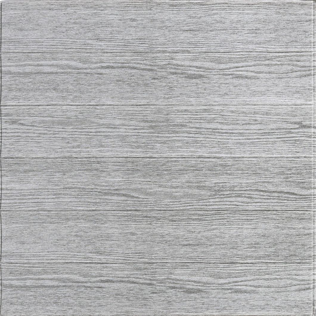 Панель стеновая самоклеющаяся декоративная 3D дерево белое 700x700x6мм (383), Серый, Серый