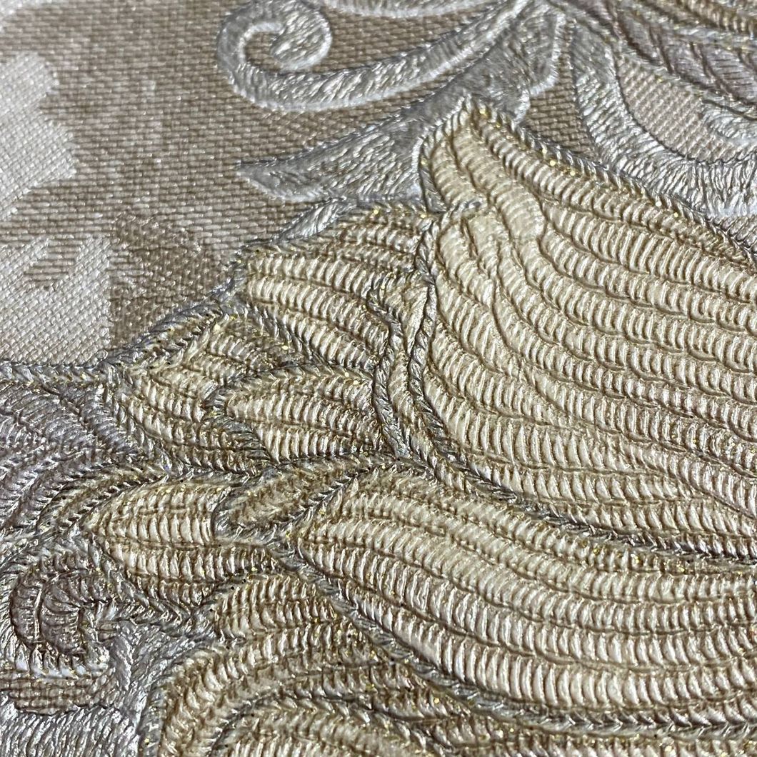 Шпалери вінілові на флізеліновій основі темно-бежевий AdaWall Seven 1,06 х 10,05м (7805-3)