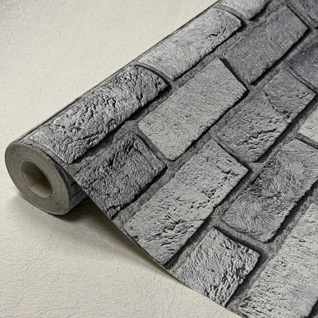 Обои виниловые на бумажной основе серые супер мойка Керамит В49,4 Expromt 0.53 х 10.05 (5822-03м)