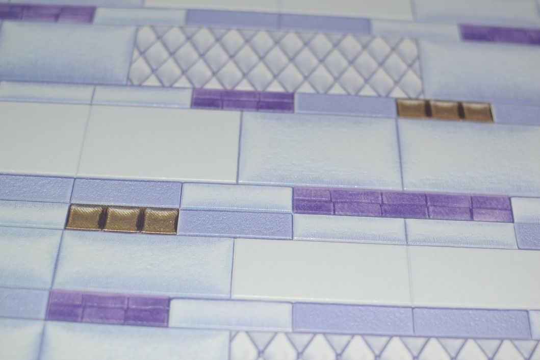 Шпалери вінілові на паперовій основі супер мийка Слов'янські шпалери B49.4 Ребус блакитний 0,53 х 10,05м (5565 - 03)