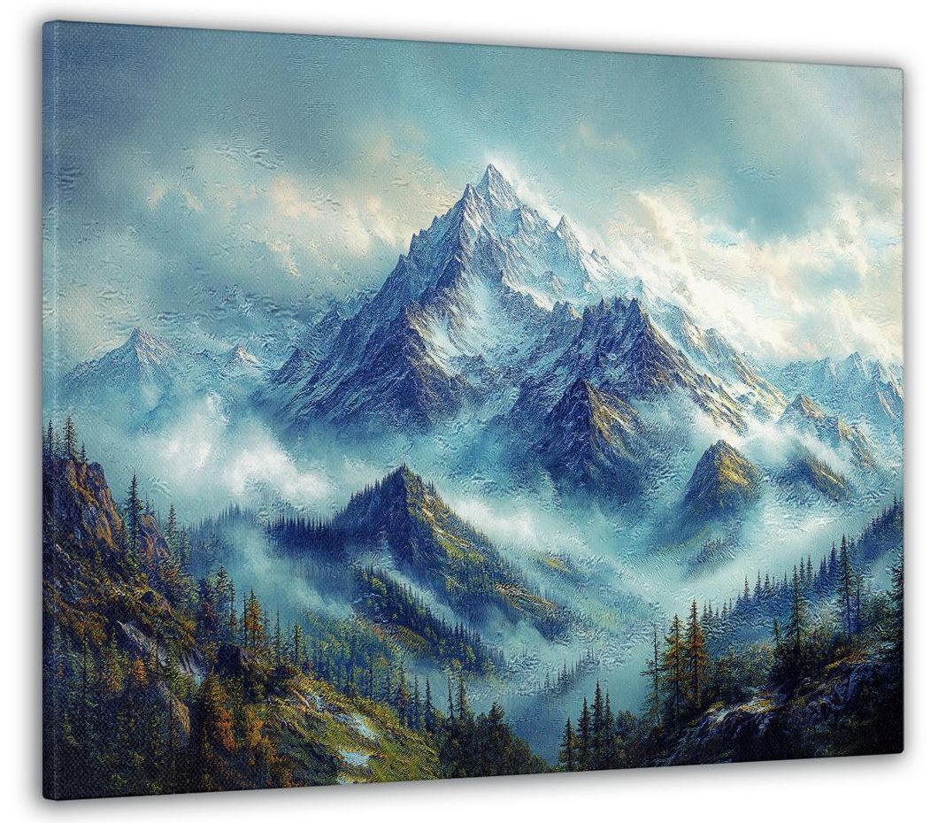 Картина на холсте МАKO " Вершины гор в тумане " 50x70 см MK10534_5070