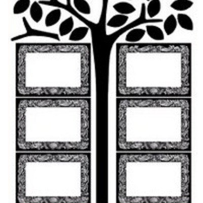 Наклейка декоративна Артдекор №30 Рамка дерево (2517 - 30)