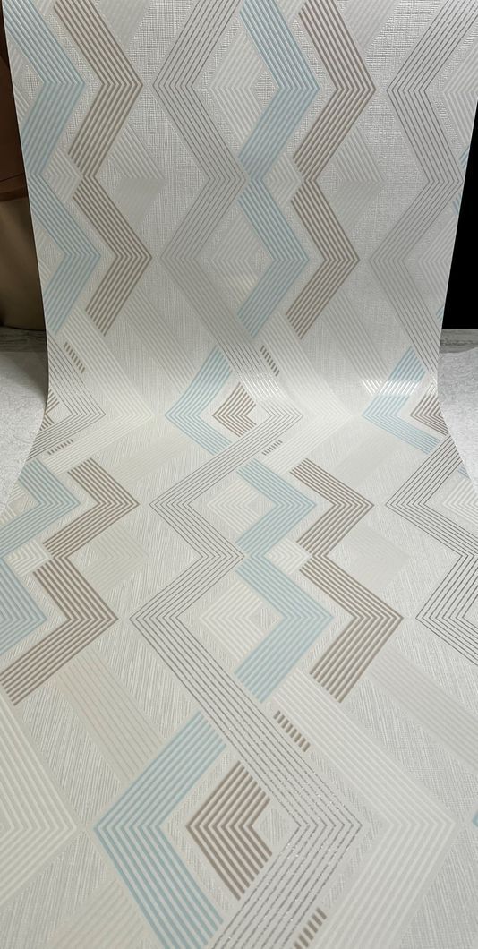 Шпалери вінілові на флізеліновій основі Sintra Macrame бірюзовий 0,53 х 10,05м (454329)
