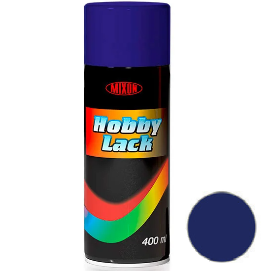Краска спрей HOBBY LACK 400 мл синий цвет №830 (205335), Синий, Синий