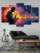Модульная картина MAKO "Игра на саксофоне " 80x125 см MK50631
