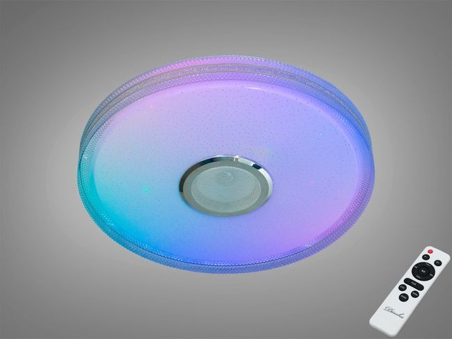 Люстра стельова смарт Diasha біла 70 Вт RGB BT, TUYA додаток