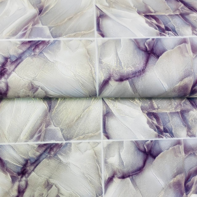 Вінілові шпалери на паперовій основі фіолетовий супер-мийка Слов'янські шпалери Фіра Expromt B49.4 0,53 х 10,05м (5836-06)