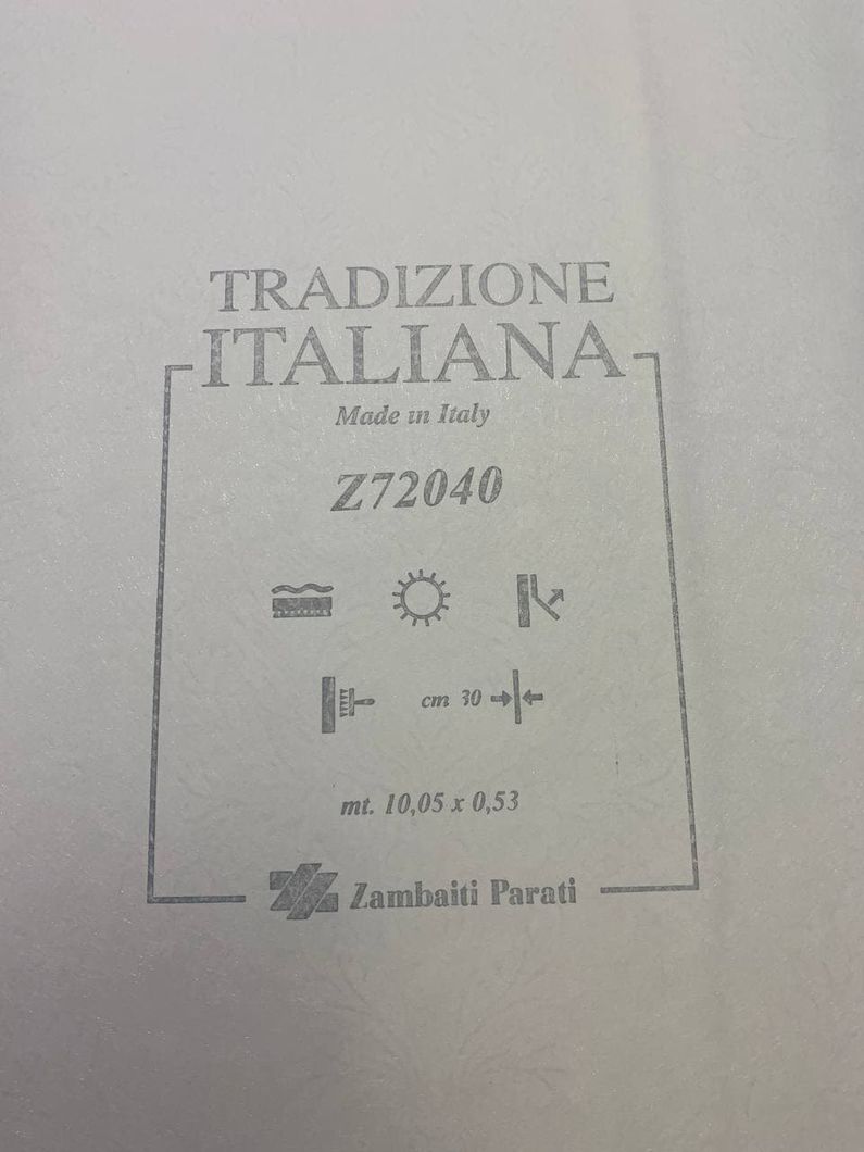 Шпалери вінілові на флізеліновій основі Zambaiti Parati Tradizione Italiana Золотистий 0,53 х 10,05м (Z72040)