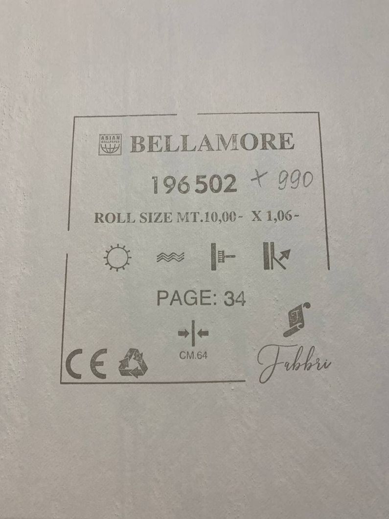 Шпалери вінілові на флізеліновій основі Wiganford Bellamore бежевий 1,06 х 10,05м (196502)