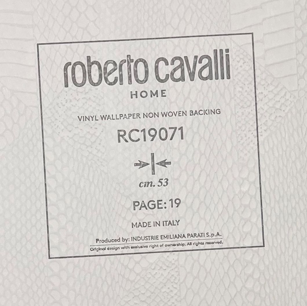 Шпалери вінілові на флізеліновій основі Wallpaper Roberto Cavalli Home сірий 1,06 х 10,05м (RC19071)
