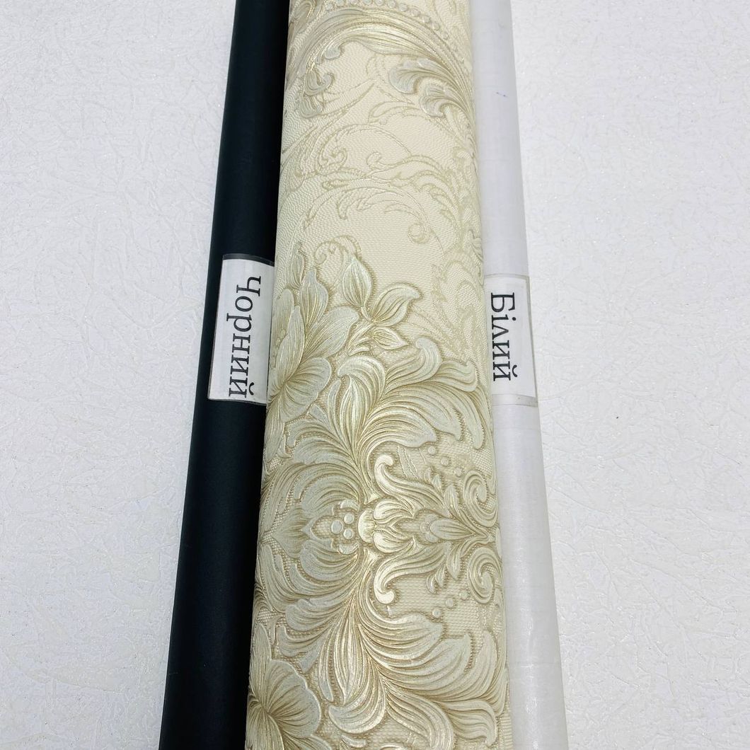 Шпалери вінілові на флізеліновій основі бежеві Слов'янські шпалери LeGrand Platinum В118 Колекція 1,06 х 10,05м (8622-01)