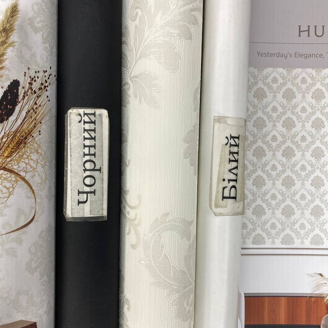 Шпалери вінілові на флізеліновій основі AdaWall Hue білий 1,06 х 10,05м (24206-1)