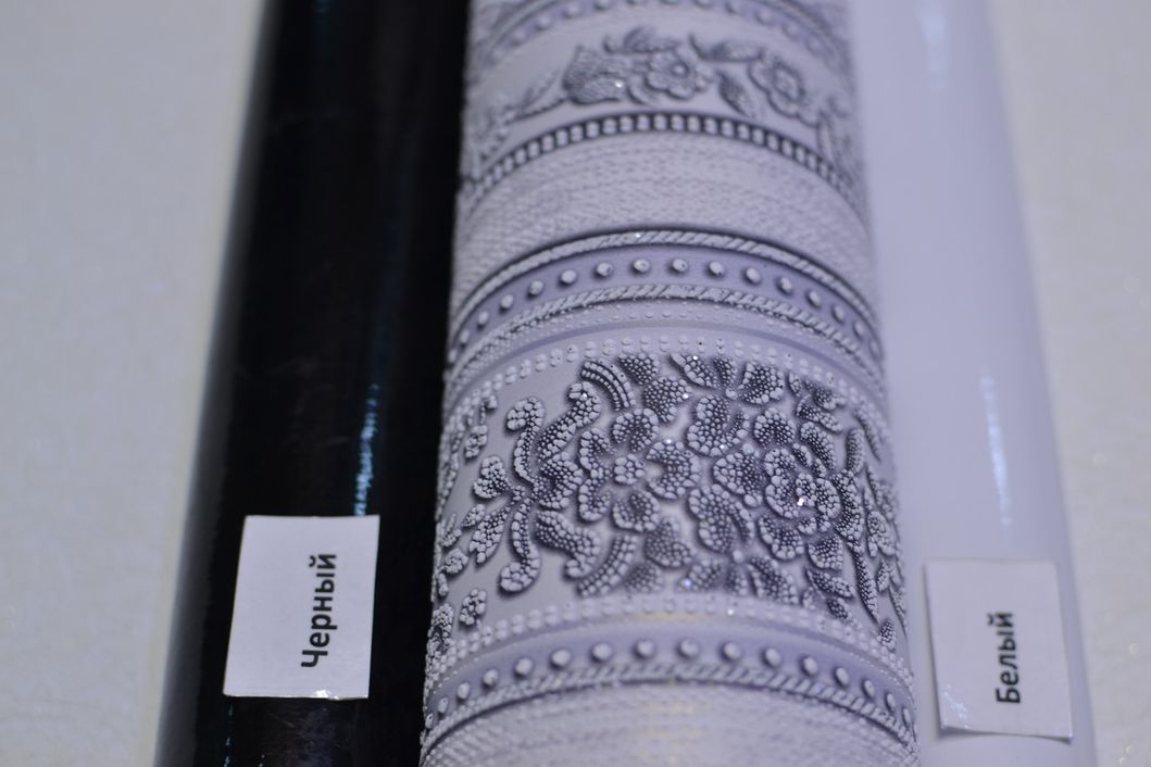 Шпалери акрилові на паперовій основі Слов'янські шпалери Garant B76,4 Флора сірий 0,53 х 10,05м (5227 - 10)