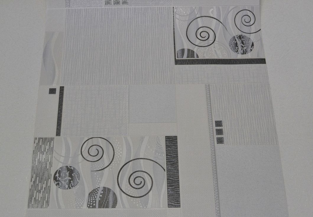 Обои виниловые на бумажной основе Vilia Одри серый 0,53 х 10,05м (1396-21)