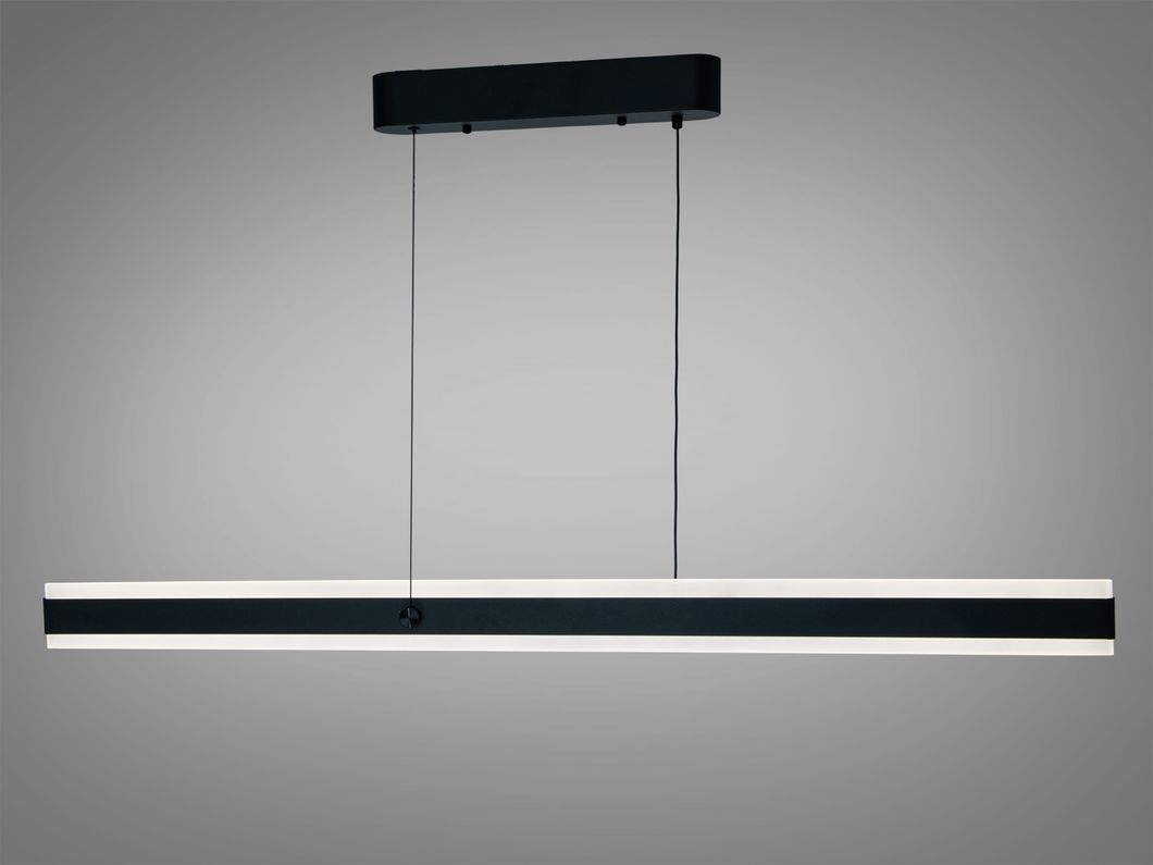 Люстра подвесная LED Diasha черная 58 Вт 10 м&sup2;