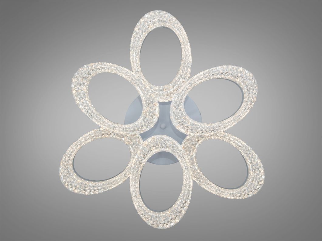 Стельова LED люстра біла 33W 3 модулі пульт 6 м&sup2;