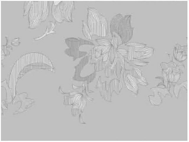 Самоклейка вітражна Hongda квіти 0,45 х 15м (6021), Білий, Білий