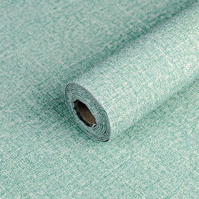 Обои самоклеющиеся 2800*500*2,5мм YM-11 DEEP GREEN WHITE (D) SW-00002019, Зелёный, Зелёный, +