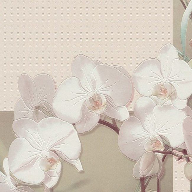 Обои виниловые на бумажной основе Rasch Tiles & More бежевый 0,53 х 10,05м (825015)