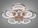 Потолочная люстра с диммером и LED подсветкой, цвет хром, 125W