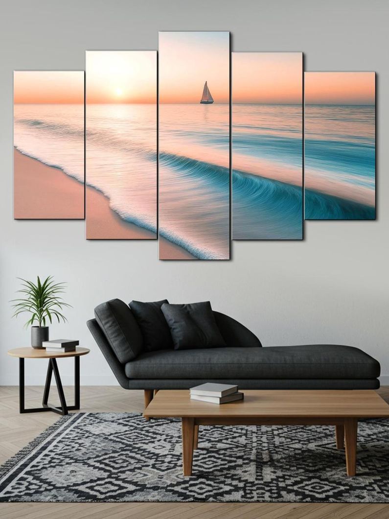 Модульная картина MAKO "Безграничность океана " 80x125 см MK50533