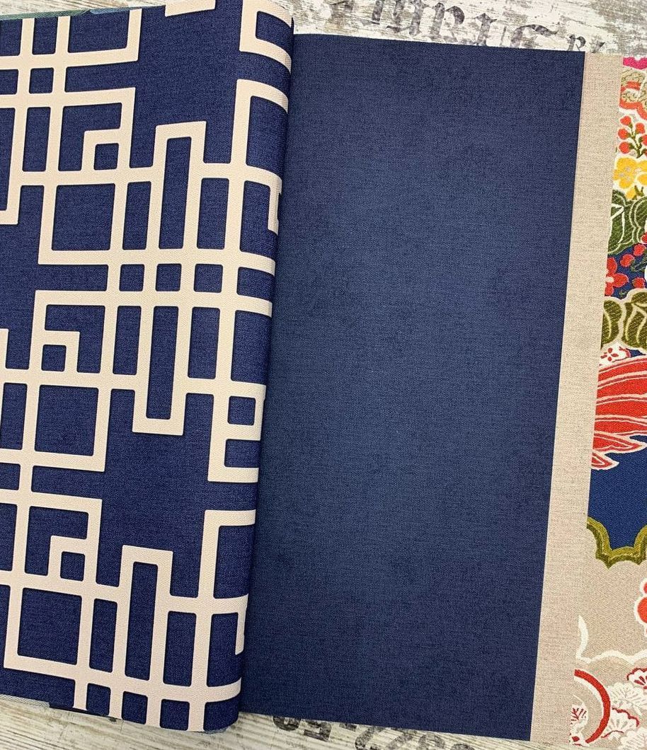 Шпалери вінілові на флізеліновій основі Rash Kimono синій 0,53 х 10,05м (409253)