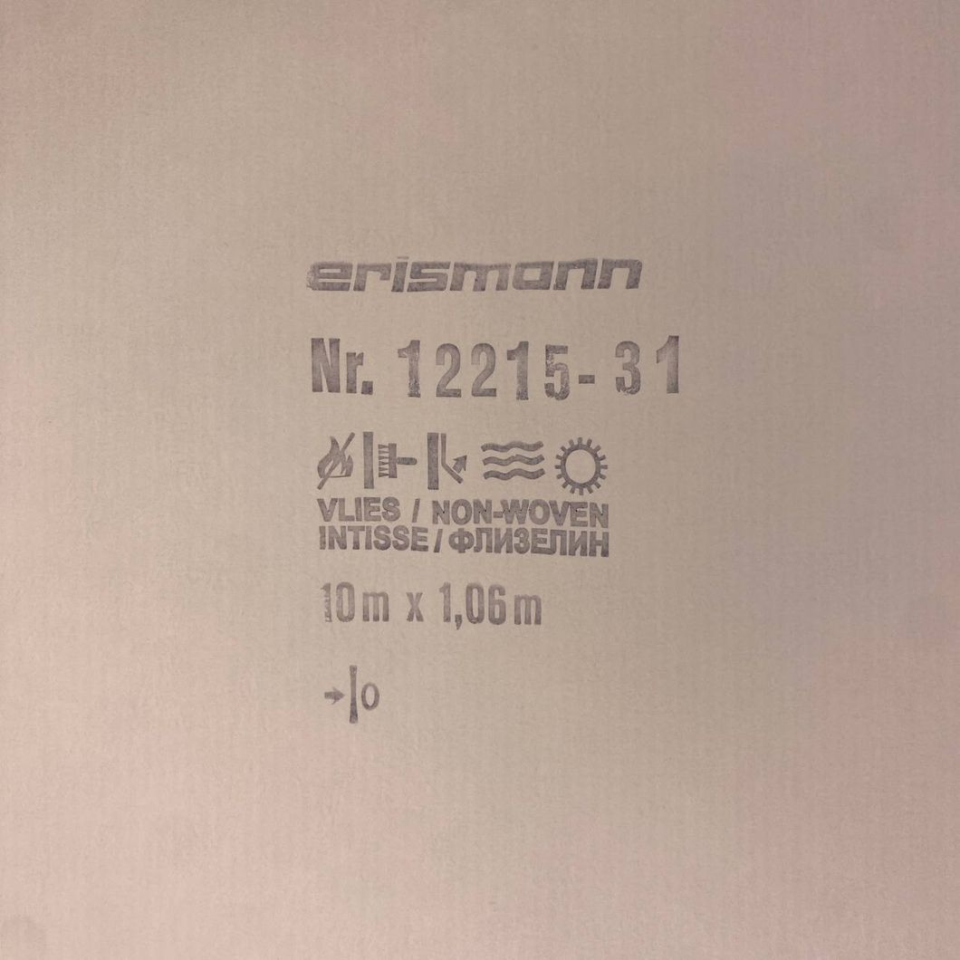 Обои виниловые на флизелиновой основе Erismann Spotlight 2 светло-серый 1,06 х 10,05м (12215-31)