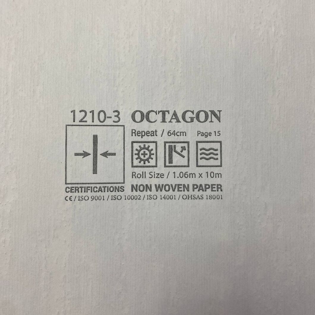 Шпалери вінілові на флізеліновій основі Octagon AdaWall бежевий 1,06 х 10,05м (1210-3)