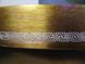 Накладка декоративная на карниз (багет) меандр бронза ширина 5 см (106819), Бронза, Бронза