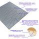 Панель 3D Silver 700*700*6mm (D) SW-00001951, Серебряный3, Серебряный