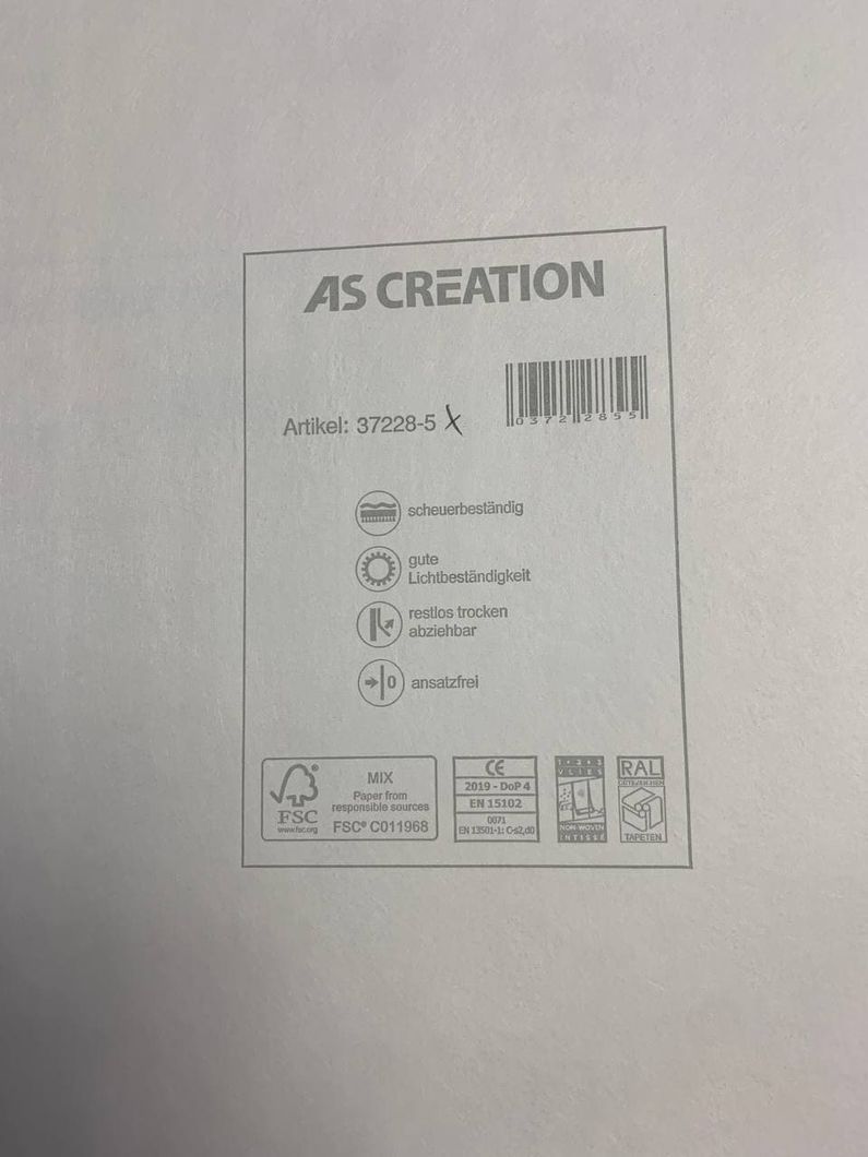 Обои виниловые на флизелиновой основе AS Creation Romantico бежевый 0,53 х 10,05м (37228-5)